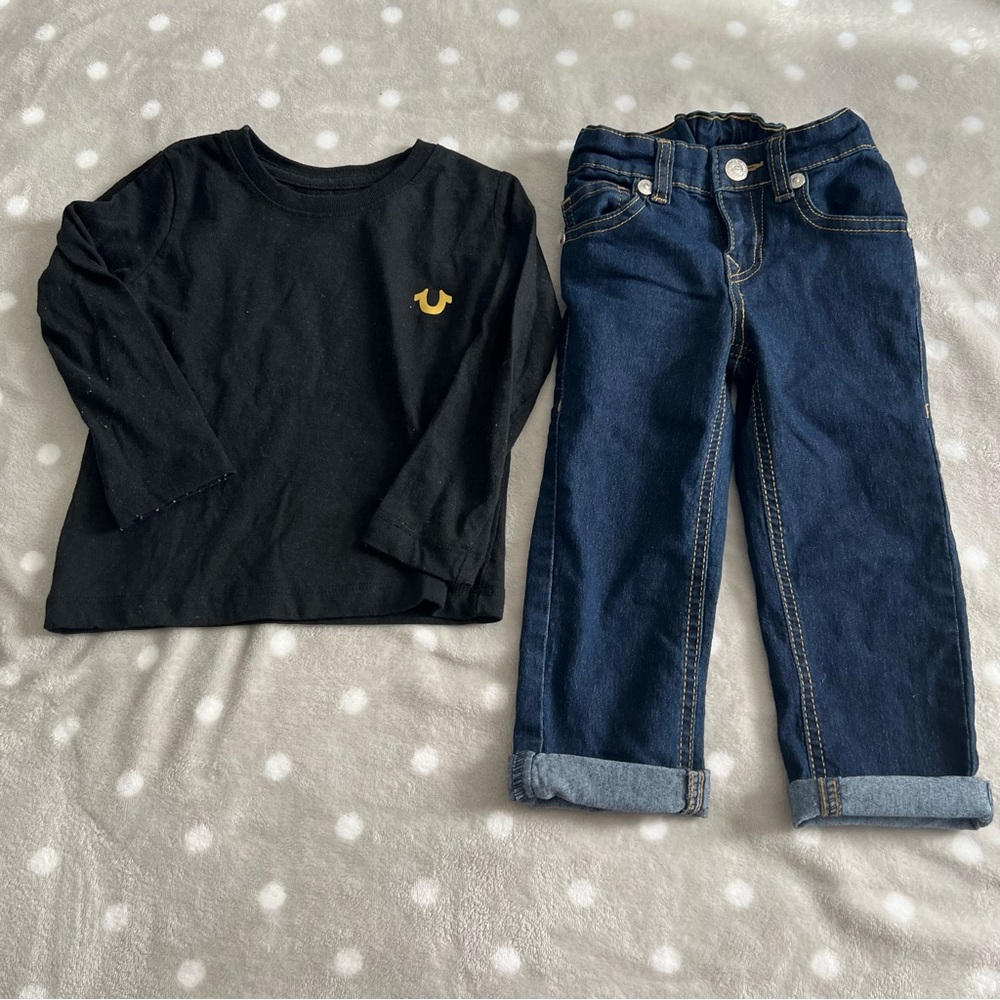 True Religion shirt and pants 3T